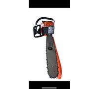Tronçonneuse Thermique Tools, Moteur 58CC, Guide Barre 55 cm, Orange et Noir