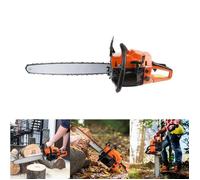 Tronçonneuse thermique Willonin® 52cc avec 2 chaînes - Coupe du bois et élagage de jardin