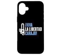 Tronçonneuse Viva la Libertad Carajo Reformer Liberté Coque pour iPhone 16 Plus