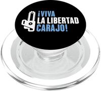 Tronçonneuse Viva la Libertad Carajo Reformer Liberté PopSockets PopGrip pour MagSafe