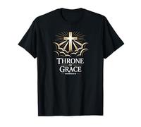 Trône de grâce Hébreux 4:16 Croix T-Shirt