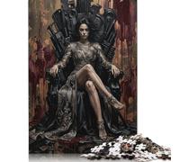 Trône Industriel de la Reine Sombre Puzzle 300 Pièces, Puzzle Adulte