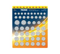 TRONIC® Pack de 48 piles bouton