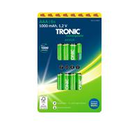 TRONIC® Piles AA ou AAA Accu Ni-MH Ready 2 Use, 1,2 V, 8 pièces (AAA)