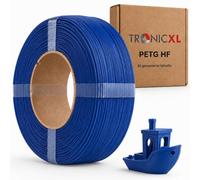 TRONICXL 1 kg de filament PETG-HF compatible avec imprimante 3D Bambu Lab compatible avec Bambulab Bobine vide (avec encoche AMS AMS2 P2S, H2D, H2S, X1C, P1S, A1, P1P, A1 mini, bleu)
