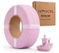 TRONICXL 1 kg de filament PETG-HF pour imprimante 3D Bambu Lab compatible avec Bambulab Bobine vide (avec encoche ) AMS AMS2 P2S, H2D, H2S, X1C, P1S, A1, P1P, A1 mini (rose)