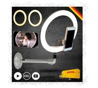 TronicXL Anneau lumineux à 120 LED avec support pour téléphone portable - Support mural - Avec support pour smartphone - Pour TikTok YouTube LiveStream - Photo vidéo