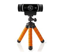 TronicXL Aukey Mini trépied pour Webcam Compatible avec Logitech C920 Brio 4K C925e C922x Appareil Photo Microsoft Lifecam Studio Zoom Call Accessoires Home Office Support de Table Aukey 13 cm