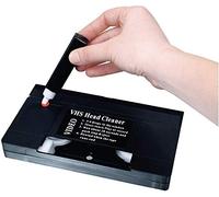 TronicXL Cassette de nettoyage professionnelle VHS pour le nettoyage, l'enregistrement, les têtes de lecture, cassette vidéo, kit de nettoyage, kit de nettoyage humide