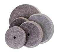 TronicXL Disque de polissage en feutre 125 x 20 x 14 mm oblique à 10 °