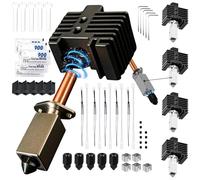 TronicXL Hotend Kit 3.0 pour Bambu Lab Imprimante 3D P1P P1S X1 X1C X1E Embout 0.4mm Bloc Chauffant pour Bambou Impression 3D Accessoires Pièce de Rechange Upgrade (5)