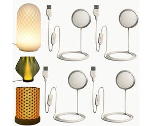 TronicXL Kit de 4 pièces LED pour accessoires d'imprimante 3D Bambulab P1P P1S P2S A1 Mini X1 X1C X1E MH001 Kit de lampe LED LAMP KIT 001 compatible avec Bambu Lab
