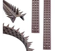 TronicXL Lot de 10 bandes de protection contre le vol d'escalade - 50 cm - 5 m - Répulsif contre les animaux - Pics à pics - Pics anti-oiseaux - Pics anti-oiseaux