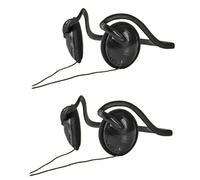 TronicXL Lot de 2 Casque Audio Filaire Tour de Cou Stéréo avec Prise Jack 3,5 mm pour Smartphone, Téléphone Portable, MP3, Télévision avec Câble
