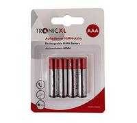 TronicXL Lot de 4 piles AAA compatibles avec Audioline BigTel 280 282 Master 300 380 382 383 Matrix 400 480 482 Nova 00 580 Bullet 200 202 Matrix Telephone