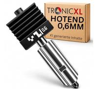 TronicXL P2S H2S H2D Hotend avec buse 1:1 compatible avec imprimante 3D Bambu Lab Tête d'impression Hot End (0,6 mm)