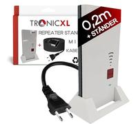 TronicXL Rallonge / support Répéteur Wi-Fi compatible avec Fritz Repeater 2400 1160 1750e AVM Fritz! Support (0,2 m + support)