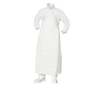 TronicXL Tablier de boucher - Lavable - Imperméable - Pour boucherie et boucher - Tablier industriel, Blanc., 110