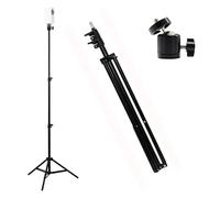 TronicXL Trépied 210 cm pour caméra de surveillance CCTV compatible avec Netatmo Arlo Pro Ultra 1 2 3 4 5 Eufy Wyze Cam Support de caméra de surveillance avec rotule