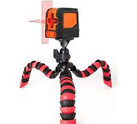 TronicXL Trépied de chantier - Appareil de nivellement laser en croix - Niveau à bulle laser rotatif - Laser en croix - Compatible avec Bosch Dewalt Makita Einhell