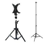 TronicXL trépied de support 210 cm pour tablettes compatibles avec iPad Mini Air 1 2 Samsung Android caméra trépied Colonne Haute Grand pupitre numérique