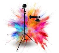 TronicXL Trépied pour caméra d'action DJI Osmo GoPro Hero + 3 4 5 6 7 8 9 10 11 12 13 Session Action Cam 2 m