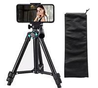 TronicXL Trépied professionnel de 30 à 60 cm pour smartphone Apple iPhone Tripod Support photo Vidéo de table de studio I Trépied à manivelle Smartphone Support de table