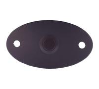 TronicXL V2A Plaque de Sonnette Aluminium Anthracite Bouton Noir