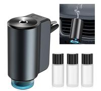 Tronisky 2025 Diffuseur de voiture - Parfum électrique intelligent avec 3 parfums - 3 modes intelligents - Marche/arrêt automatique - Batterie intégrée - Diffuseur à ultrasons universel