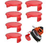 Tronisky TLE-03-1 Lot de 6 couvercles de bobine de rechange pour débroussailleuse Einhell GE-CT 18/28 Li et GE-CT 18/28 Li TC