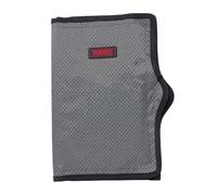 Tronixpro Portefeuille à double ligne gris noir - Grand | pour pêche en mer | Sachets transparents | Résistant à l'eau et facile à nettoyer | Fermeture avec languette | 2 x poches pleine longueur |