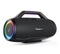 Tronsmart Bang Max Enceinte Bluetooth, 130W Enceinte Puissante avec Lumière LED, Autonomie de 24h, Enceinte sans Fil Étanche IPX7, Bluetooth 5.3, avec AUX, TF, App, pour l'extérieur, Les fêtes, Noir