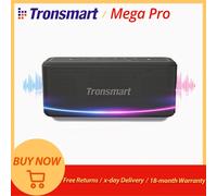 Tronsmart-Enceinte Bluetooth Mega Pro, haut-parleur portable, basses améliorées, étanche IPX5, assistant vocal, NDavid, 60W Black