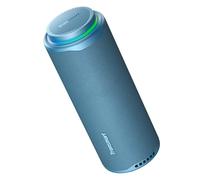 Tronsmart T8 Haut-parleur Bluetooth d'extérieur portable, 40 W, son plus puissant et clair, son à 360°, audio 2.1 canaux, IPX7, audio et lumières personnalisés, cordon portable (bleu)