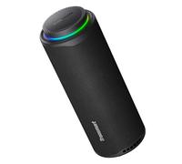 Tronsmart T8 Klaxon Bluetooth portable pour extérieur, son plus puissant et net de 40 W, son à 360°, audio 2.1 canaux, IPX7, personnalisé audio et lumières, cordon portable (gris)
