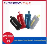 Tronsmart Trip 2 haut-parleur Bluetooth portable avec basses améliorées, étanche IPX7, autonomie de 20 heures, pour le camping, l'extérieur Argent