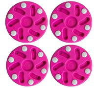 TronX Lot de 4 palets de hockey officiels S10 (rose)