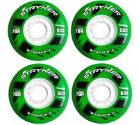 TronX Stryker Lot de 4 roues de hockey multi-surfaces 78A tout usage - 59 mm, 68 mm, 72 mm, 76 mm et 80 mm Hi-Lo (80 mm)