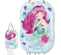 trookee - Piñata anniversaire d'enfant avec petite sirène - Décoration d'anniversaire pour enfant - Grande pinata de petite sirène à remplir de friandises et cadeaux pour garçons et filles - 46 x 30
