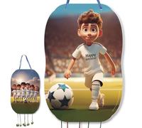 trookee - Piñata anniversaire d'enfant de football pour enfants - Grande pinata de football à remplir avec des friandises et des cadeaux - T-shirt blanc, Champions League, Madrid, Valence, Séville