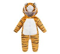 TROONZ Costume d'animal de bébé | Costume de bébé doux et respirant - Costumes d'Halloween de conception animale de bande dessinée pour tout-petit garçon, combinaison de tigre pour fille et garçon