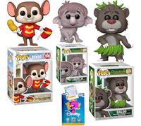 Troop Disney Pop Cover Figure VHS Exclusive Goofy Movie Bundle with 90's Afternoon 3D Hanger Bag + Mickey Mouse & Friends Trading Cards 3 Items