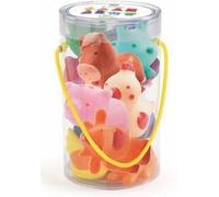 Djeco Figurines Troopo-farm – Animaux de la ferme en plastique, 7 pièces colorées