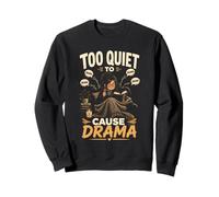 Trop Calme pour du Drama Amoureux des Livres Sweatshirt