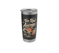 Trop Cool pour Être Moyen Design Surf Retro Gobelet isotherme en acier inoxydable double paroi