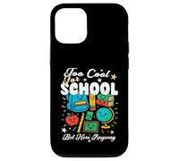Trop Cool pour l'école mais Ici n'importe où étudiant Amusant et Cool Coque pour iPhone 12/12 Pro