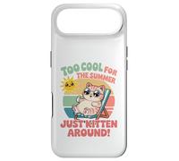 Trop Cool pour l'été, il Suffit de Chaton Autour d'un Mignon Chat Kawaii Coque pour iPhone Air