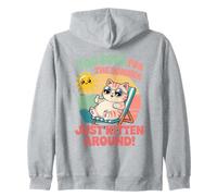 Trop Cool pour l'été, il Suffit de Chaton Autour d'un Mignon Chat Kawaii Sweat à Capuche