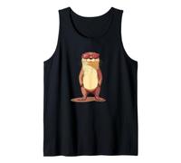 Trop cool pour nager loutre avec des nuances pour garçons et filles Débardeur