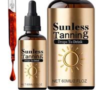 Trop De Bronzage Sans Soleil à Boire - Gouttes De Bronzage Potable - Boisson Orale - Aucun Soleil Nécessaire Pour Stimuler Naturellement La MéLanine Pour Le Visage Et Le Corps (1PCS)